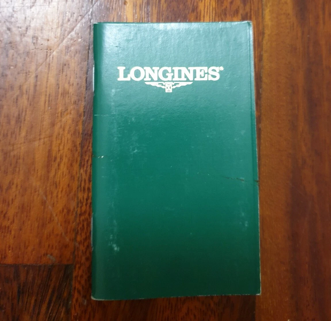 New old stock vintage Longines Warranty & service Booklet, blank unused, no card