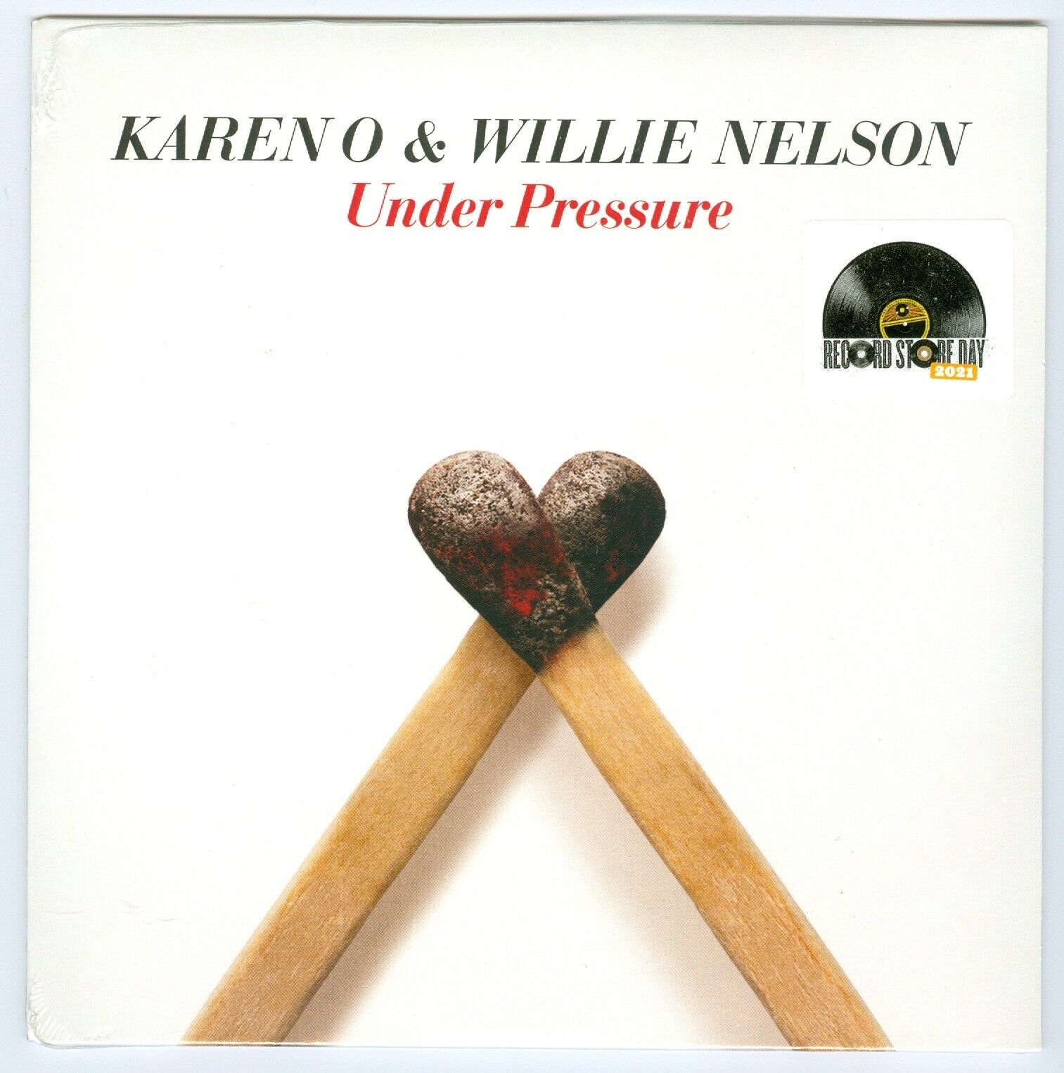 Karen O & Willie Nelson Under Pressure 2021 RSD 7" vinyl record 45rpm NEW SEALED