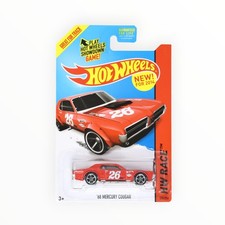 Hot Wheels '68 Mercury Cougar 170/250 - Red - 2014 Mainline A