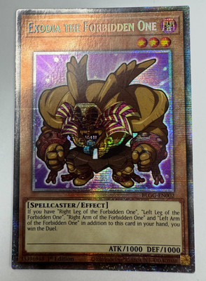 Exodia Forbidden One - BLGG-EN002 - STARLIGHT Rare - Glorious Gallery - NM/M