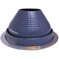 Silicone Grey High Temp round Flexible Roof Jack Pipe Boot Metal Roofing Pipe Fl