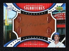 2007 Sweet Spot Classic Legendary Leather Blue Ink 6/75 Billy Williams Auto 0eq6