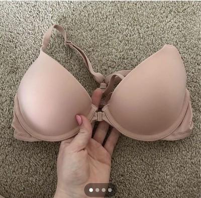 PINK Wear Everywhere 32B Underwired Padded T-Shirt Bra Racerback Pink