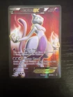 Pokémon Mewtwo-EX TCG Full Art Ultra Rare Holo Card Breakthrough 158/162 LP
