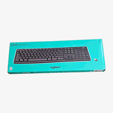 Logitech K270 Wireless Standard Keyboard Black QWERTY English Multimedia
