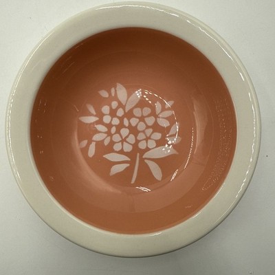 VINTAGE ILLINOIS CENTRAL SYRACUSE PORZELLAN KORALLENMUSTER SOSSENSCHÜSSEL 5'' - FAST NEUWERTIG EX +
