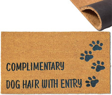 COMPLIMENTARY Dog Hair with Entry Funny Door Mats outside Coir Doormat for Home