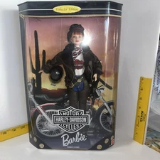 1998 Mattel Harley Davidson Red Hair Barbie Collectors Edition NOP