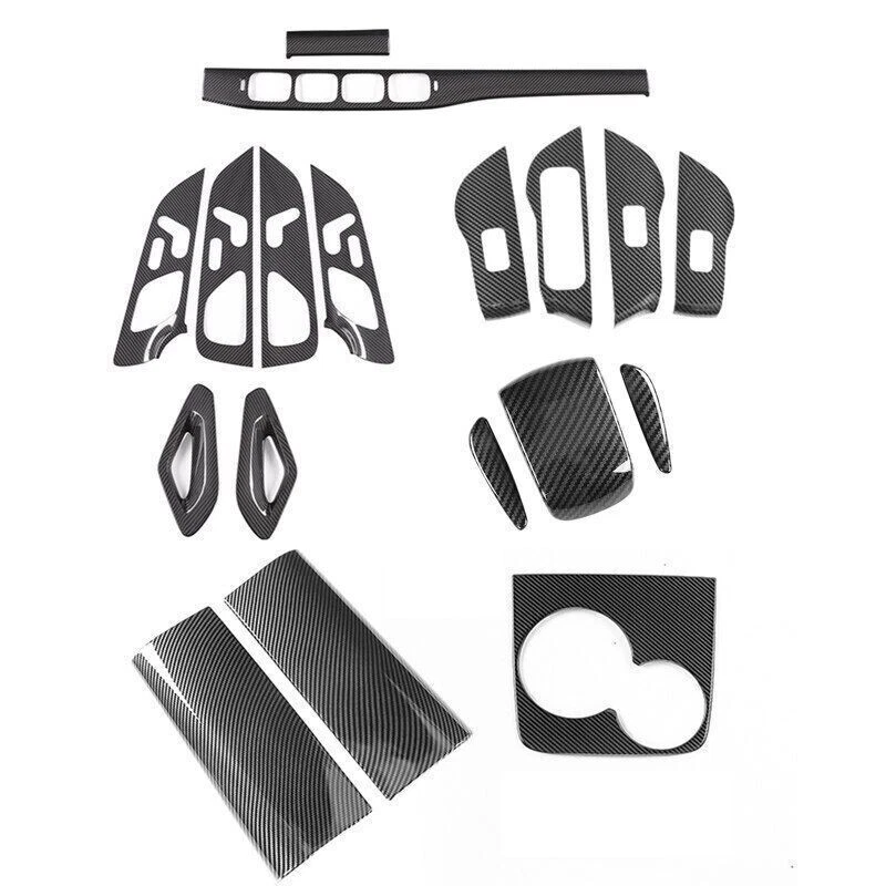 Cubierta de fibra de carbono para Mercedes Benz GLE350 W167 C167 gls450 x167 63 53 amg Foto 2 de 4