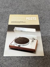 Original Luxman PD-272 Stereo Turntable Dealer Sales Brochure PD272