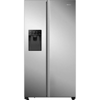Hisense RS694N4TZE Frost Free American Fridge Freezer - Stainless Steel - E