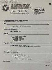 Golf Course Player Maintenance Copyright