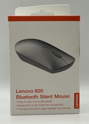 Lenovo 600 Bluetooth 5.0 Silent Mouse 3 buttons New in Box