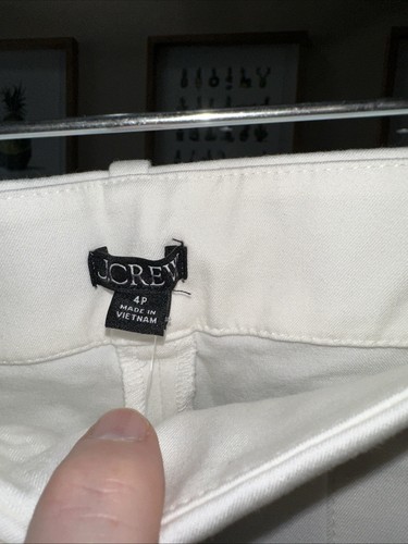 J Crew Sydney wide-leg pant in bi-stretch cotton blend Size 4 Ivory New NWT - Bild 6 von 7