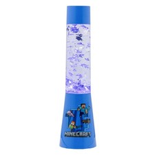 Minecraft 33cm Glitter Flow Lamp Night Light Mood Lighting for Gamers
