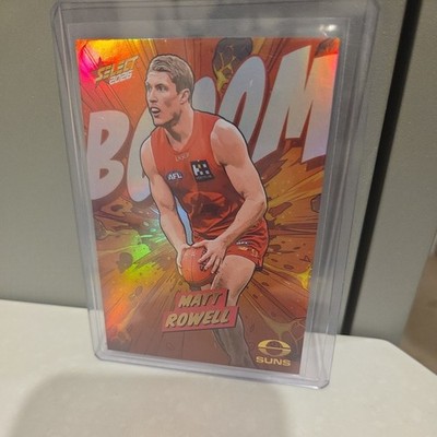 2026 Select Footy Stars Hobby BOOM LAVA - Matt Rowell 063/ 140 Gold Coast