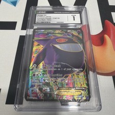 CGC 1 Gengar EX 114/119 2014 Forze Fantasma Carta Pokemon Holo Ultra Rara