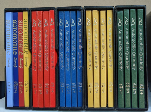 AQ Automobile Quarterly Books Volumes 40-44 (2000-2004) - 20 Car Books - CLEAN