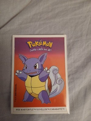 Wartortle / Schillok / Carabaffe 2000 Dunkin Boomer Vintage Pokémon Card