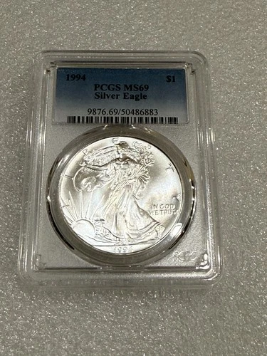 1994 Silver Eagle PCGS MS69 ~ Blue  Label ~ Pristine ~ Key Date