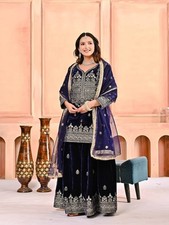 Pakistani Wedding Dress Ready to Wear Luxury Viscose Velvet Salwar Kameez Set