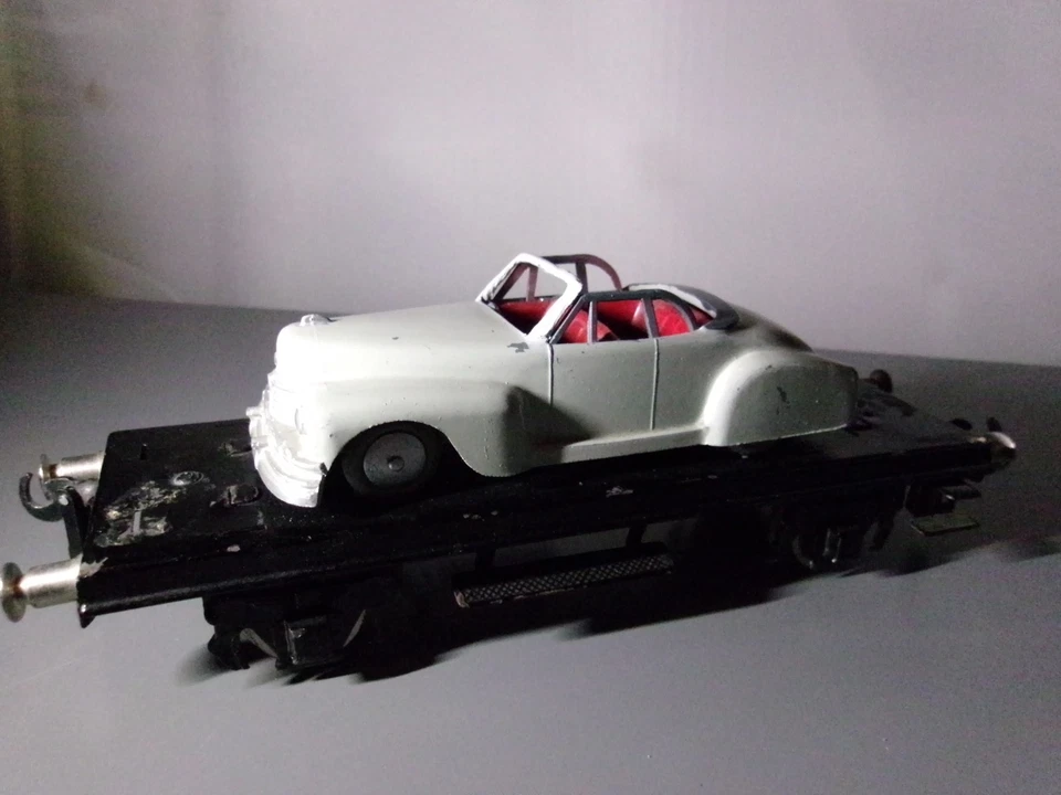 MERCURY Lincoln Continental convertible su Vagone scale 1/40 Made in Italy - Immagine 2 di 4