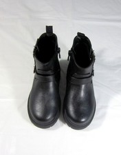 Toddler Girls Lug Sole Ankle Boots Black NWT, Cat  Jack