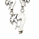Walter Vandever Navajo Sterling Kokopelli Necklace & Earring Set of 2 #S5206-5 — photo 4