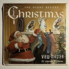 View-Master THE NIGHT BEFORE CHRISTMAS - B382 - 3 Reel Set  Booklet V4 