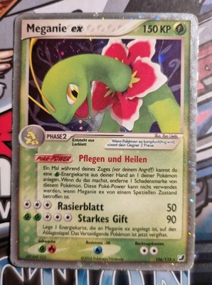 Pokemon TCG ''Meganie EX'' 106/115 UltraRare Unseen Forces Holo Rare Played