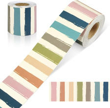 50 Feet Bulletin Board Borders - Boho Classroom Trim for Walls, Doors, Whiteboar
