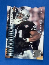1995 Collector's Edge Die Cuts #104 Chester McGlockton Los Angeles Raiders