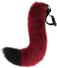 Adjustable 19.7'' Faux Fur Tail - Perfect for Halloween Cosplay Costumes