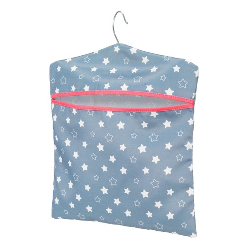 Kleeneze Twinkle and Shine Peg Bag, 33 X 30 Cm, Holds 50 Pegs