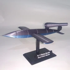 1:40 German V1 Flying Bomb Cruise Missile Model 3D Printed Military Collection