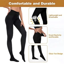 20-30 mmHg Compression Pantyhose Tights Medical Support Stockings Varicose Veins