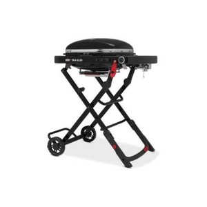 WEBER Barbecue a Gas in Acciaio 1 Bruciatore Nero Traveler Compact 1500557