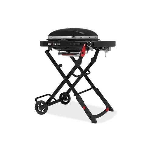 WEBER Barbecue a Gas in Acciaio 1 Bruciatore Nero Traveler Compact 1500557 - Foto 1 di 4