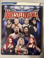 Wrestlemania XXXII 32 Blu-ray Discs w/ STEELBOOK CASE NEVER VIEWED SEE INFO