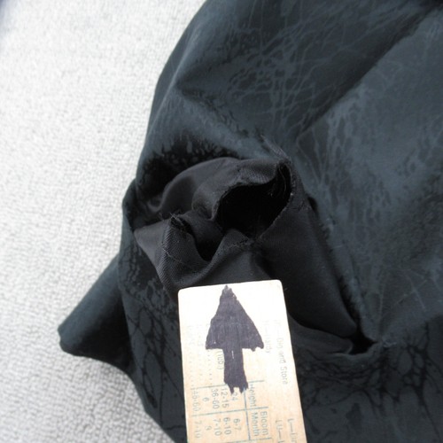 O'CONNELL'S Suit Vest Mens XL Black O’Connell Lucas Chelf Silk Buckle Jacket VTG - Picture 10 of 10