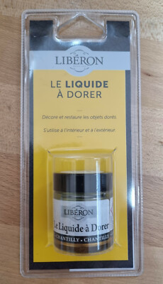 Goldlack Liberon - 30 ml Chantilly (Antikgold) unechte Vergoldung Bronze Messing