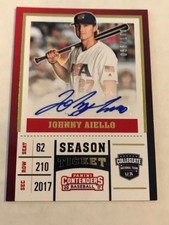 JOHNNY AIELLO Blue Jays 2017 Panini Contenders USA Baseball Exclusive AUTO /100
