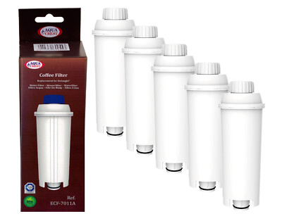 5 x Filterpatrone ECF-6011 (AQK-11) ersetzt deLonghi SER3017 DLS C002 5513292811