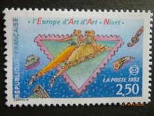TIMBRE FRANCE 1992 NEUF YT 2758 NIORT