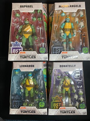 The Loyal Subjects BST AXN Teenage Mutant Ninja Turtles TMNT All 4 Turtles NEW