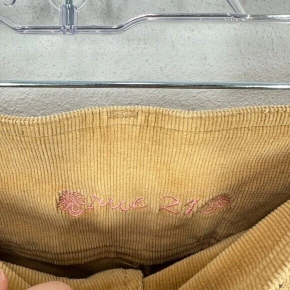 Rue21 Y2K 90s Tan Corduroy Ultra Micro Low Rise Mini Skirt Juniors Size 9/10 - Image 4 of 4