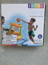 Intex Floating Hoops Basketball Game Toy Inflatable Outdoor Swimming Pool Beach