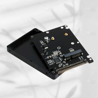 mSATA to 2.5'' IDE HDD SSD 44Pin PCI-E to PATA Adapter Card Converter with Case