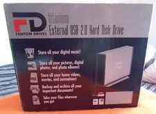Fantom Drives Titanium II 80GB USB 2.0 3.5" External Hard Drive TFD80U2