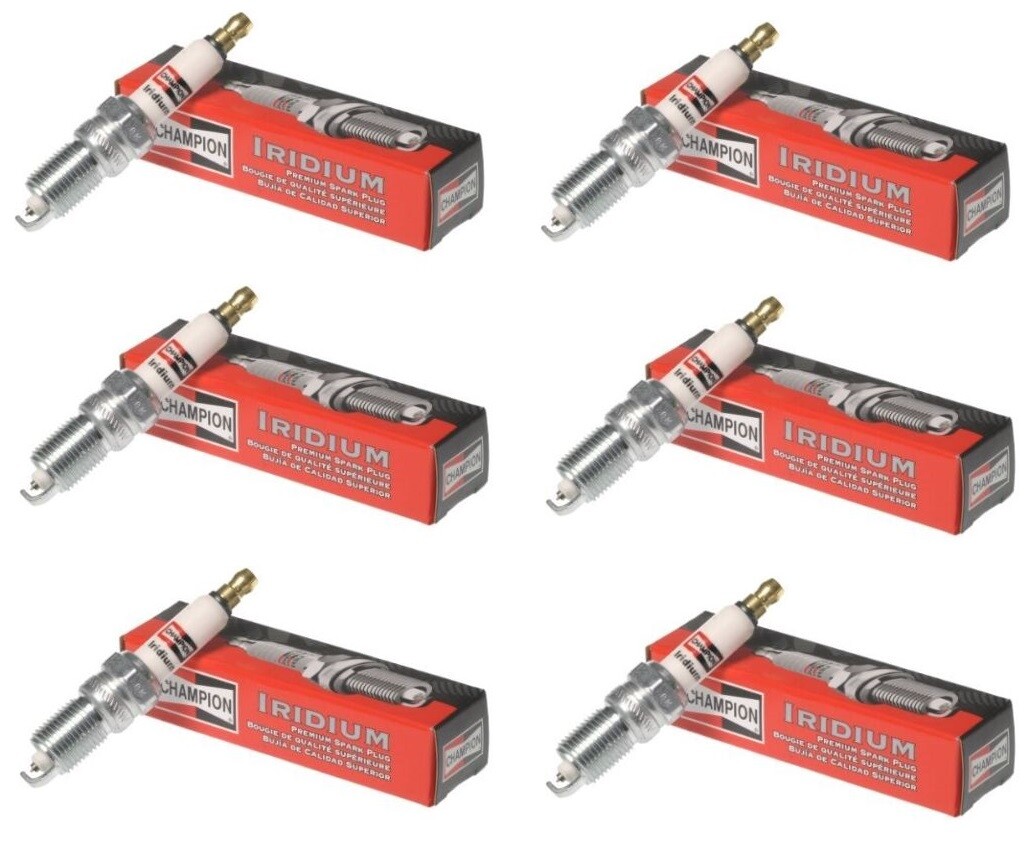 Set of 6 Spark Plugs-Iridium Champion Spark Plugs 9407